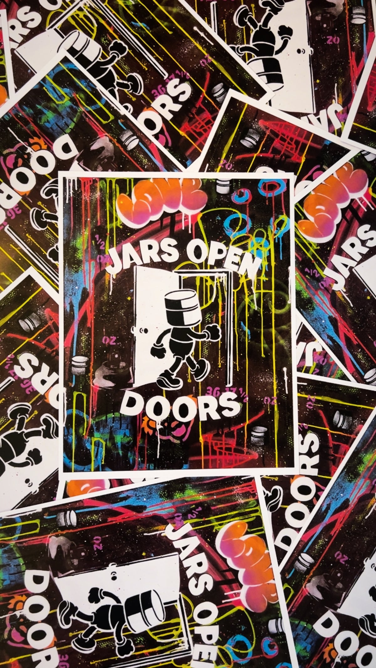 Jars Open Door Print